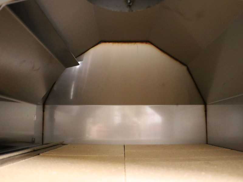 Fontana Margherita Antracite - Forno a gas da esterno con carrello