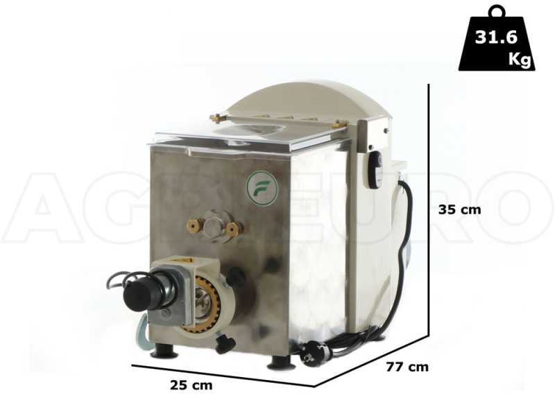 Fama Media con tagliapasta - Macchina per la pasta professionale 2 in 1 - Impasta ed estrude