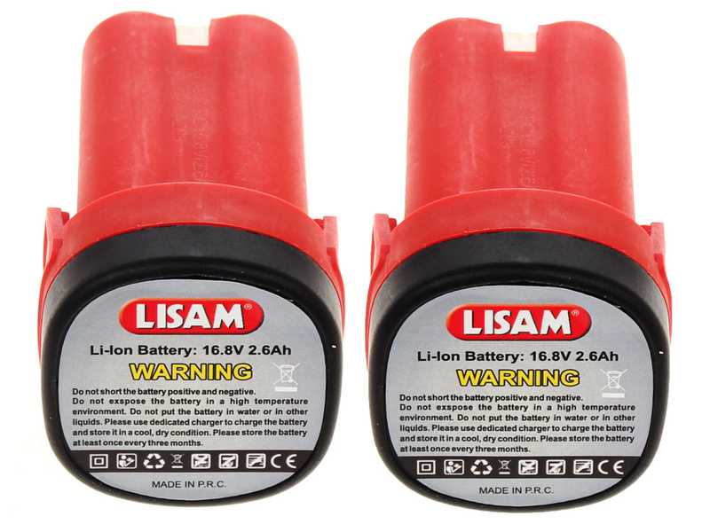 Lisam TL 32 - Forbice elettrica da potatura - 2x 16.8V 2.5Ah