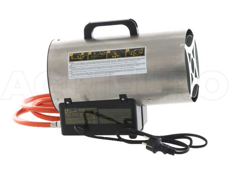 Kemper 65311 - Generatore di aria calda a gas con avviamento elettrico - INOX 