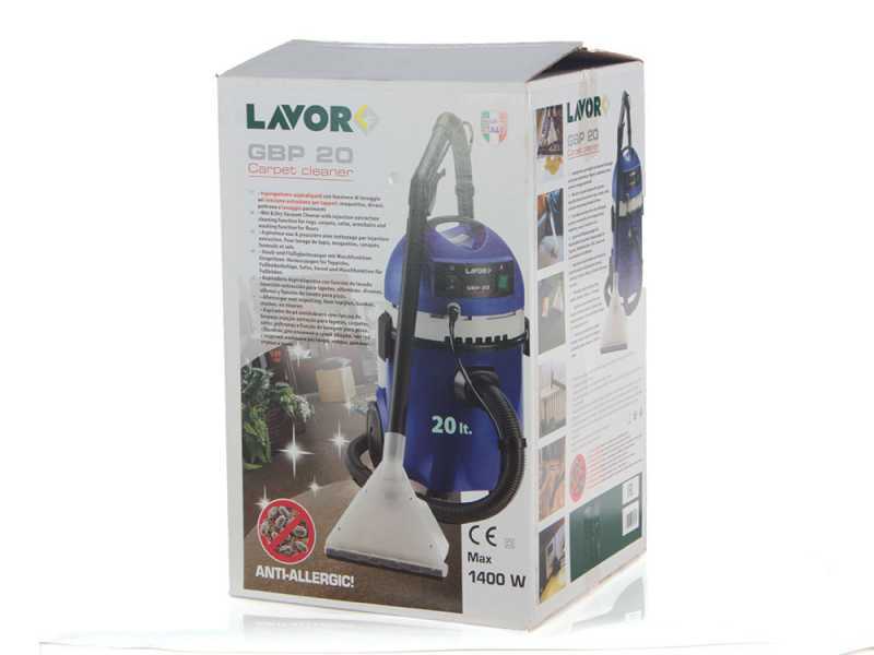 Lavor GBP 20 - Aspiratore lava moquette tessuti tappezzerie a iniezione/estrazione