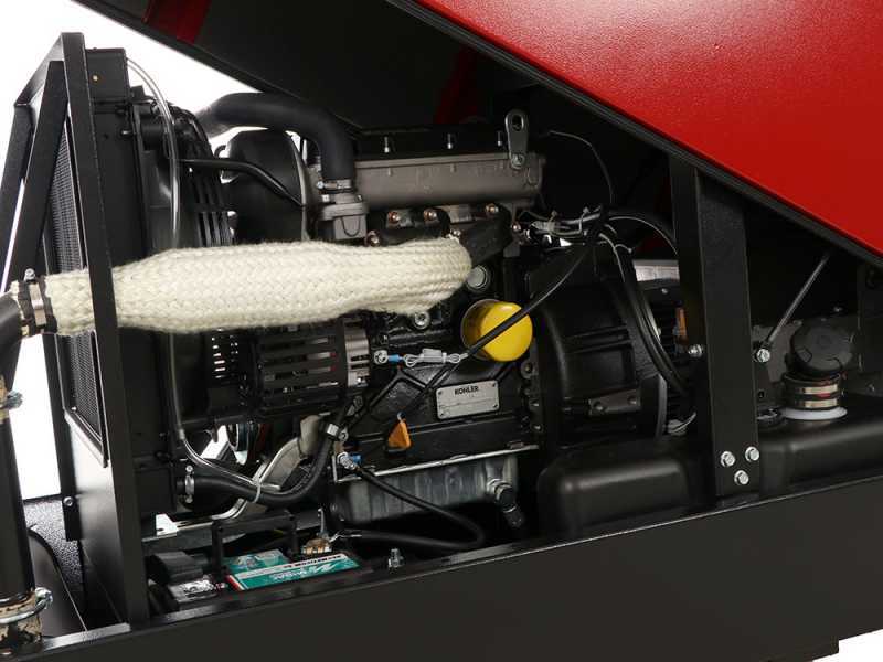 MOSA GE SX 16000 KDM - Generatore di corrente a diesel silenziato 14.4 kW - Continua 13.2 kW Monofase + ATS