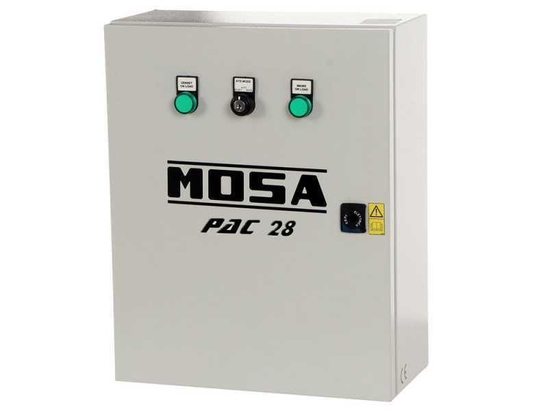 MOSA GE SX 16000 KDM - Generatore di corrente a diesel silenziato 14.4 kW - Continua 13.2 kW Monofase + ATS