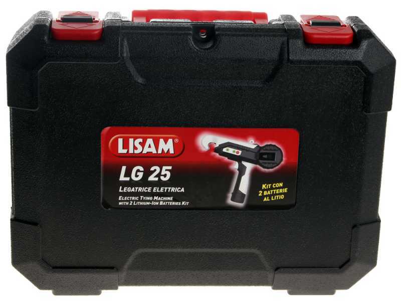 Legatrice con batteria integrata LISAM LG 25 - 2X14.4V 2Ah