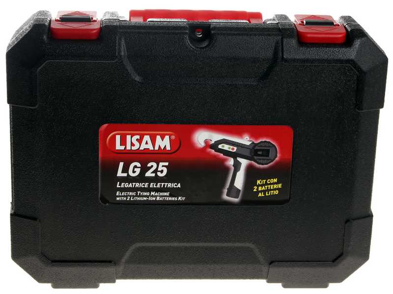 Lisam LG 25 - Legatrice con batteria integrata - 2 x 16.8V 2Ah