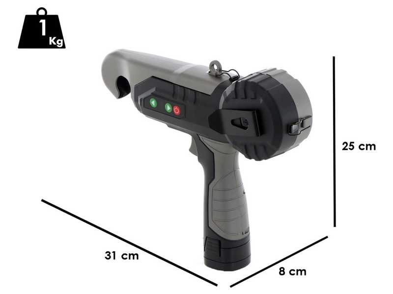 Lisam LG 25 - Legatrice con batteria integrata - 2 x 16.8V 2Ah