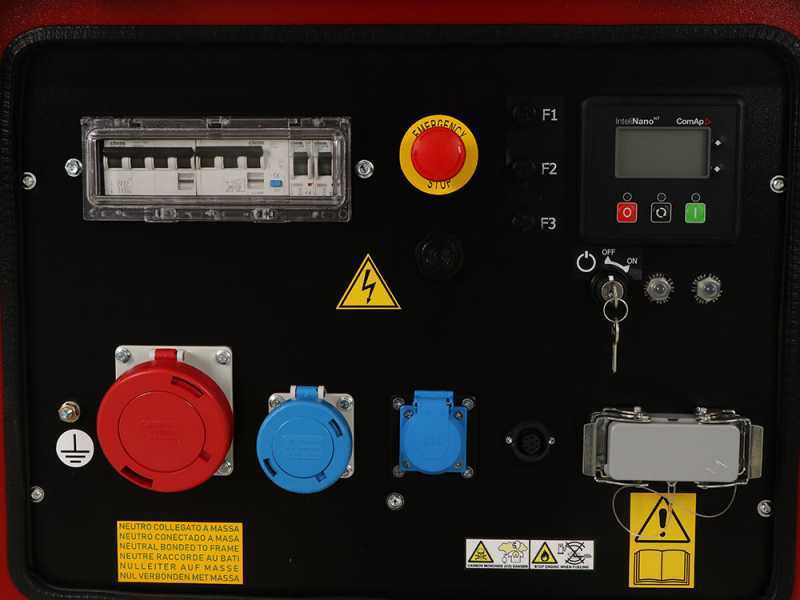 MOSA GE SX 18000 KDT - Generatore di corrente a diesel silenziato 14.4 kW - Continua 13.2 kW Trifase + ATS