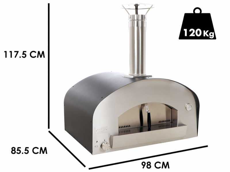 Seven Italy Eros Antracite - Forno a gas
