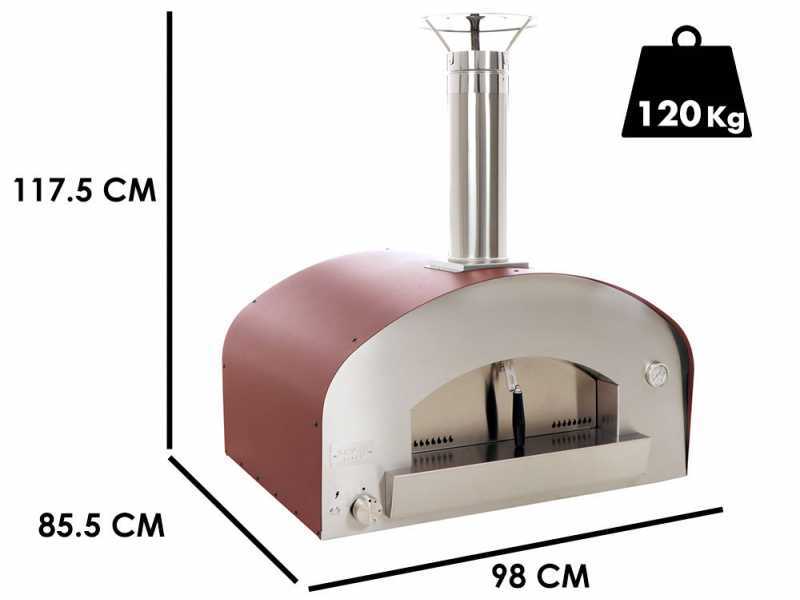 Seven Italy Eros Rosso - Forno a gas