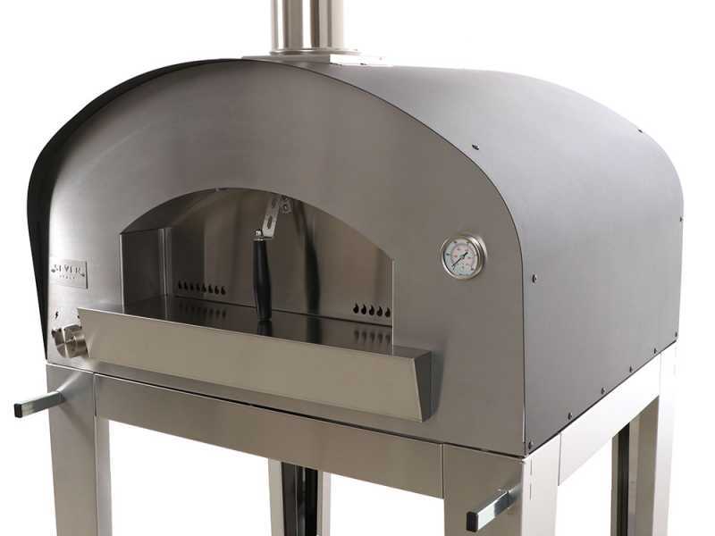 Seven Italy Eros Antracite - Forno a gas da esterno con carrello