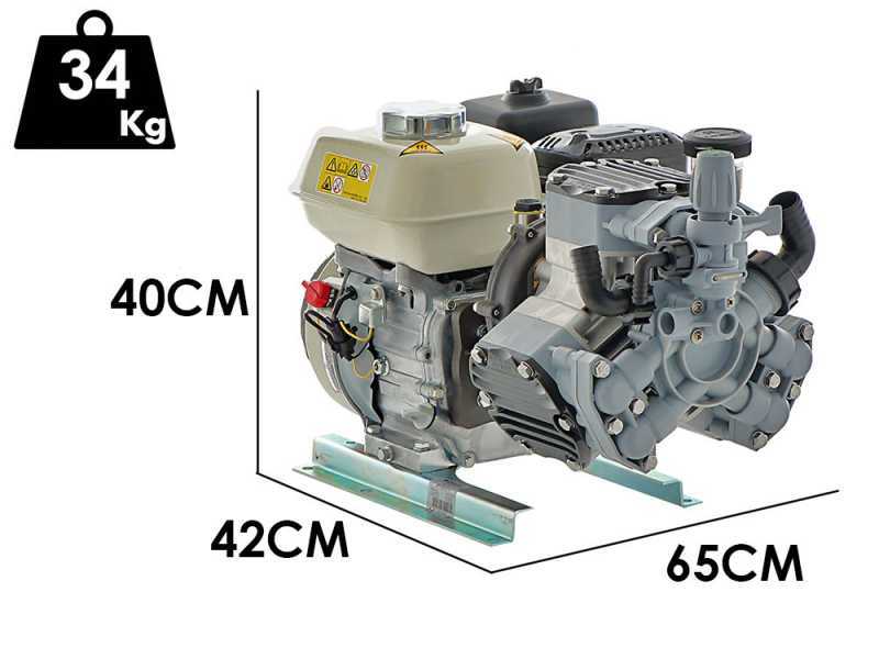 Comet MTP P40/20 SC 4T - Motopompa irrorazione a scoppio - motore Honda GP 160 - versione per acidi e prodotti chimici