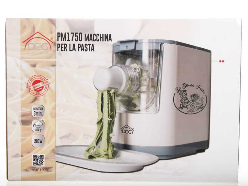 DCG PM1750 - Macchina per la pasta elettrica 2 in 1 - Impasta ed estrude