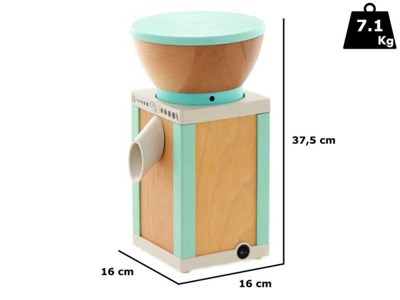 Komo KoMoMio Verde Acqua - Mulino per farina a pietra in faggio - 360W