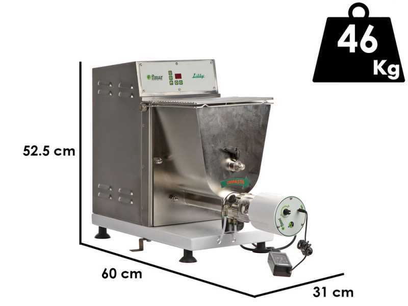 Fimar PF40E - Macchina per la pasta professionale trifase 2 in 1 - Impasta ed estrude