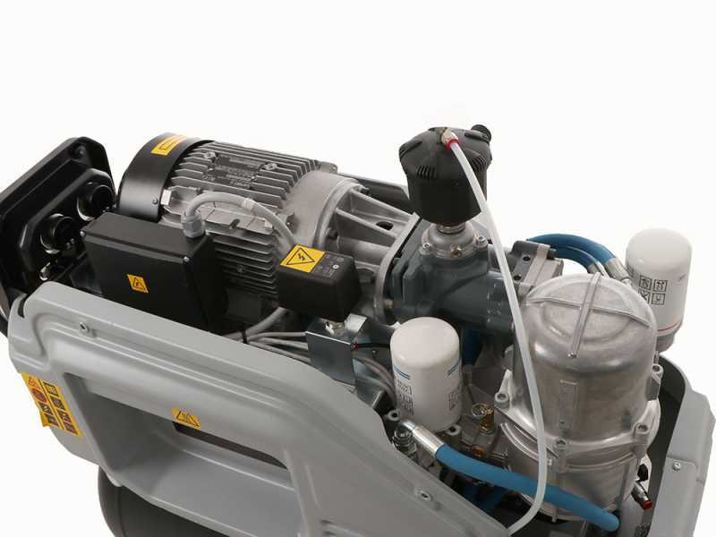 ABAC SPINN D2.2 90W 10 230/50 - Compressore rotativo a vite monofase silenziato - Motore 3 HP - 90 lt
