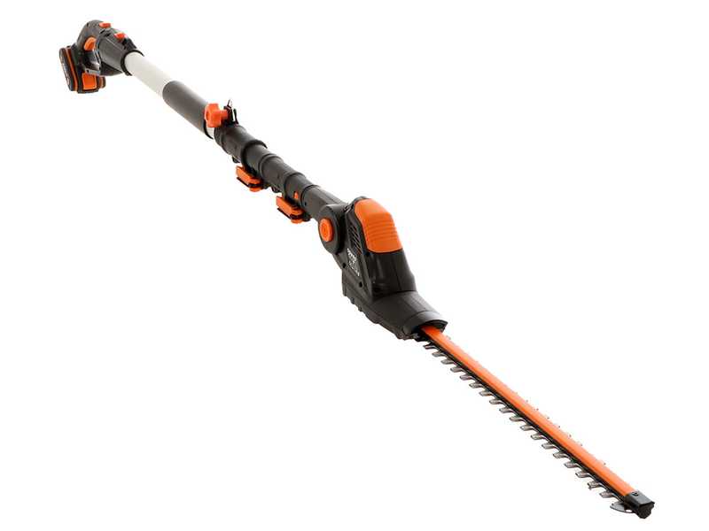 Worx WG908E - Potatore - Tagliasiepi su asta a batteria multifunzione - batteria 20V 2Ah