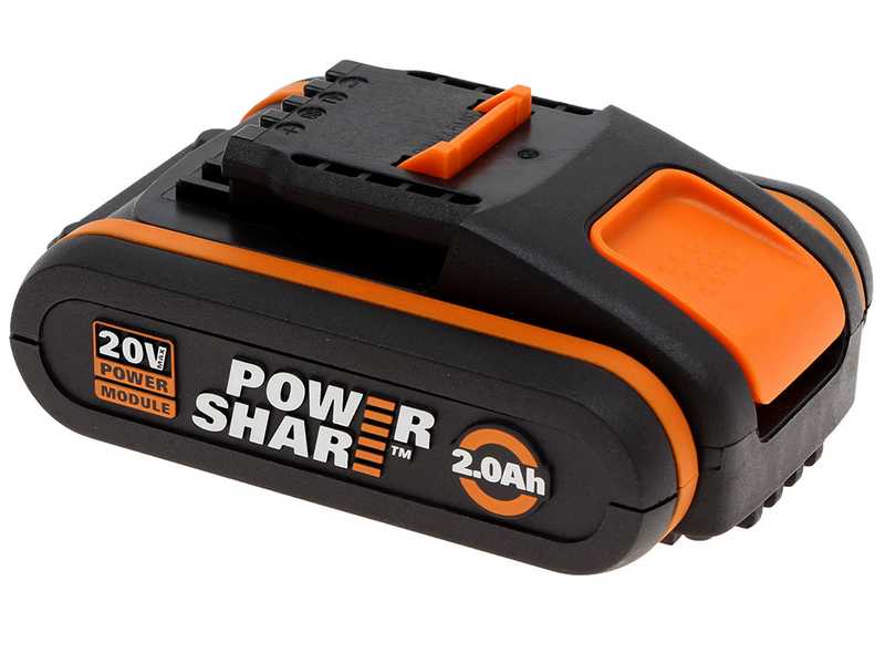 Worx WG908E - Potatore - Tagliasiepi su asta a batteria multifunzione - batteria 20V 2Ah