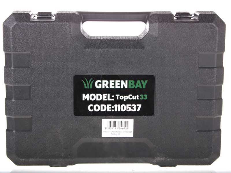 GreenBay TopCut 33 - Forbice elettrica da potatura su asta - 2x 16.8V 4Ah