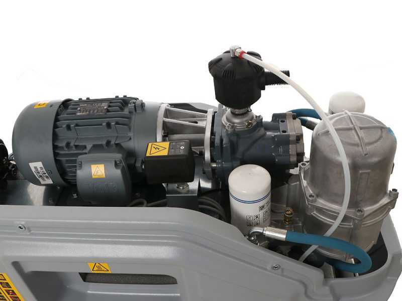 ABAC SPINN D2.2 90W 10 400/50 - Compressore rotativo a vite trifase silenziatoo - Motore 3 HP - 90 lt