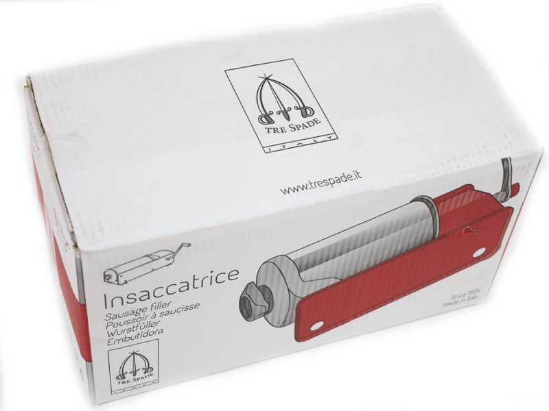 Tre Spade Minnie Rosso - Insaccatrice manuale 3 Kg - 1 velocit&agrave;