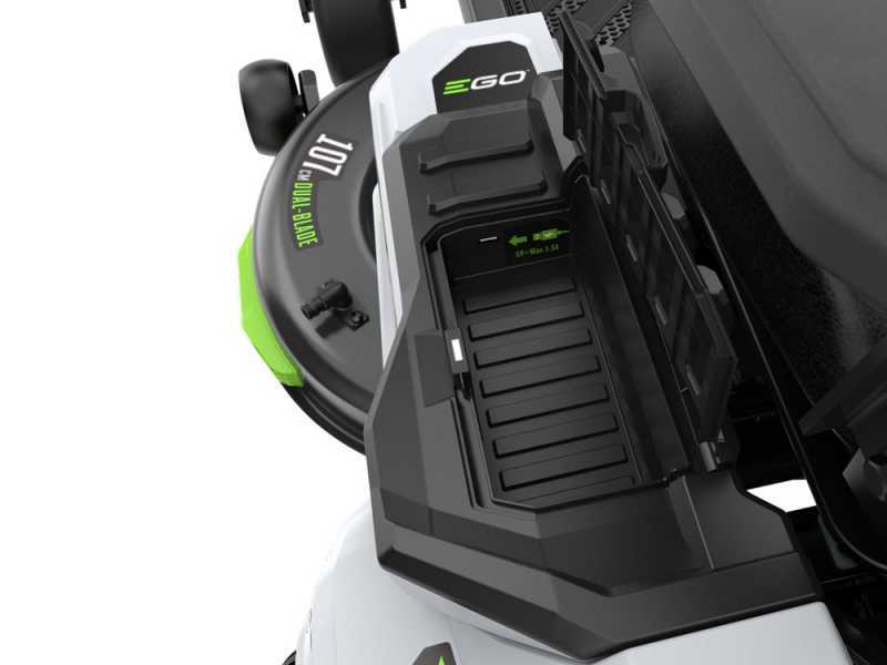 EGO Z6 ZERO TURN ZT4201E-S - Trattorino tagliaerba a batteria 56V/15Ah - Raggio zero