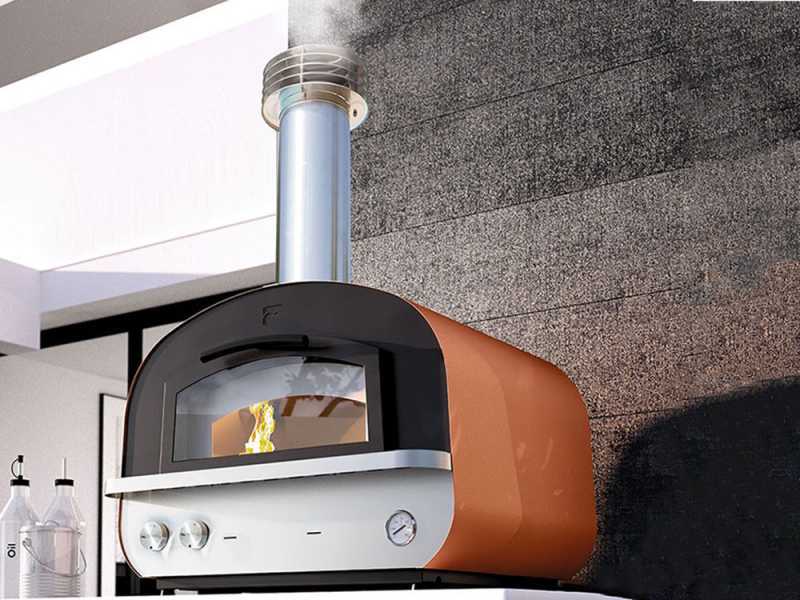 Fontana Piero - Forno Ibrido 2 in 1 Gas/Legna da esterno - SENZA CARRELLO