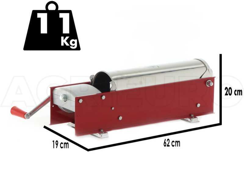 Tre Spade Mod. 7 Rosso - Insaccatrice manuale 7 Kg - 2 velocit&agrave;