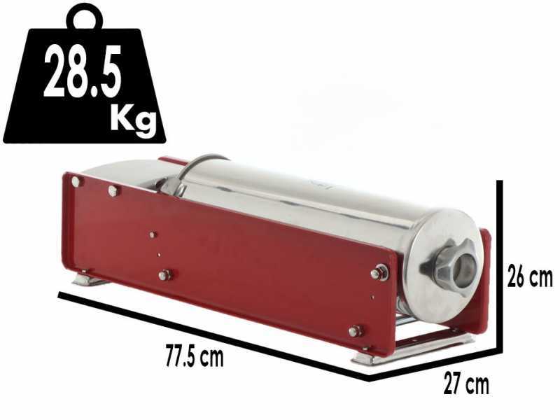 Tre Spade Mod. 15 Rosso - Insaccatrice manuale 15 Kg - 2 velocit&agrave;