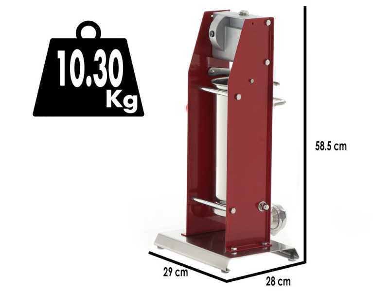 Insaccatrice verticale per salumi Tre Spade Mod. 5/V - Doppia velocit&agrave; - Capacit&agrave; 5 Kg