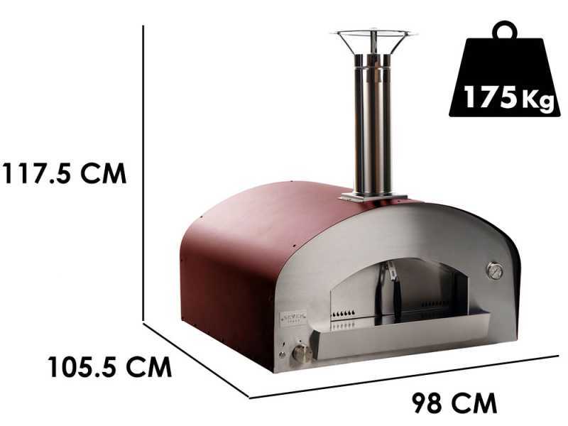Seven Italy Ade Rosso - Forno a gas