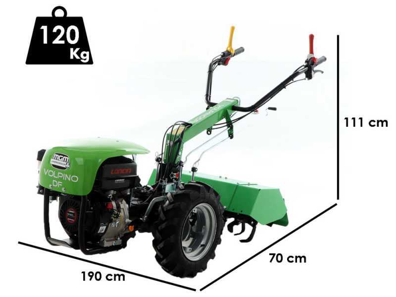 Lampacrescia MGM Volpino DF - Motocoltivatore benzina - Loncin G270F - 10HP