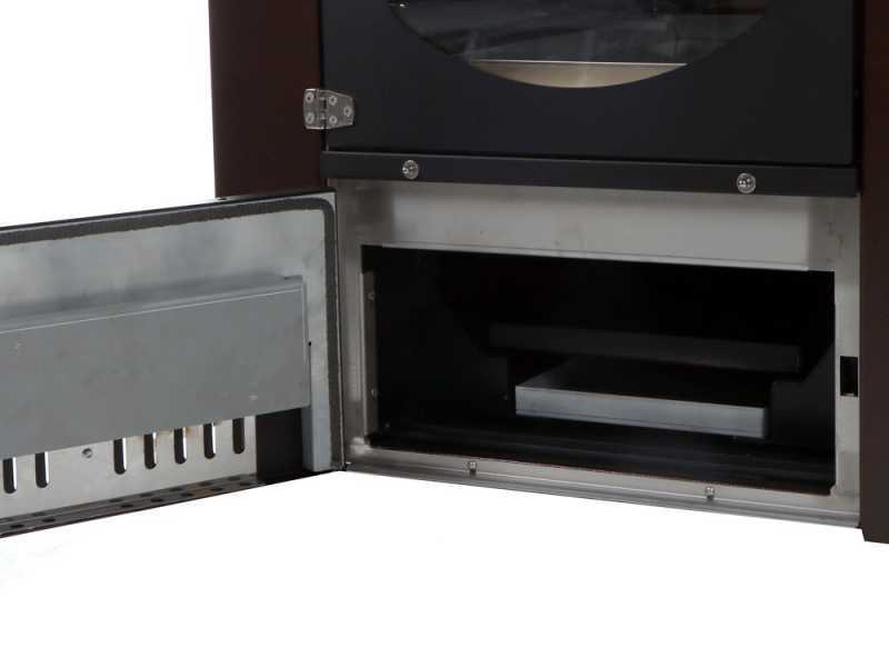Rossofuoco Garden Color 80 Marrone - Forno a legna da incasso