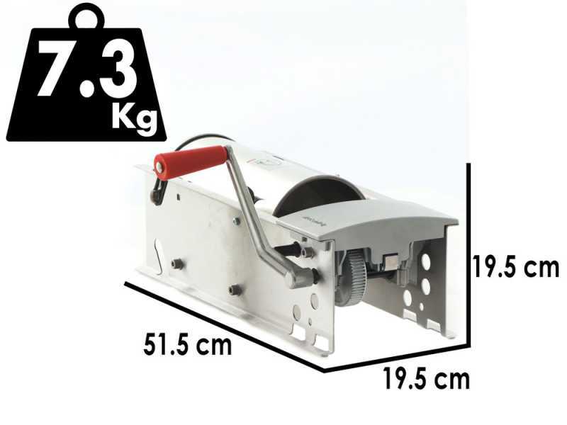 Tre Spade Mod. Star 5 INOX - Insaccatrice manuale per salumi 5 Kg - 2 Velocit&agrave;