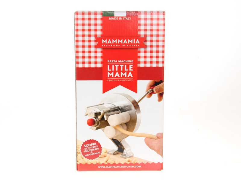 MAMMAMIA Little Mama - Macchina per la pasta manuale in alluminio