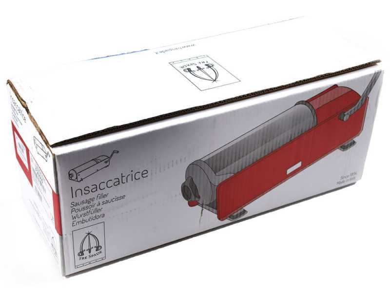 Insaccatrice manuale professionale Tre Spade Mod. 5 Deluxe - Doppia velocit&agrave; - Capacit&agrave; 5 Kg