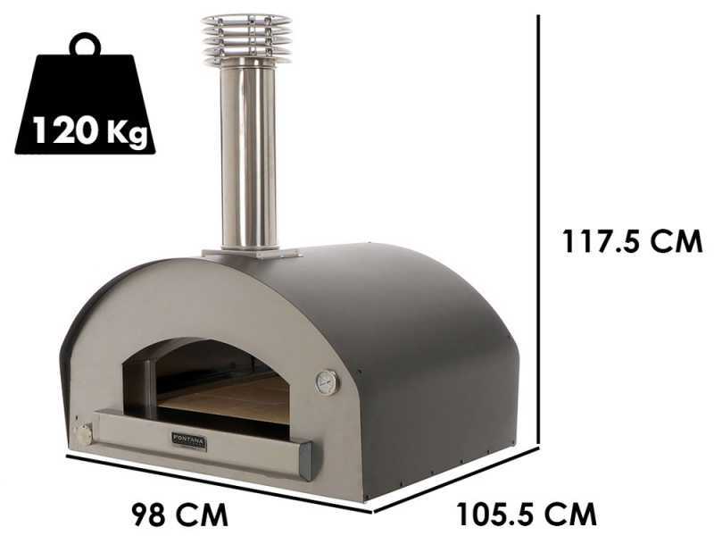 Fontana Mangiafuoco Antracite - Forno a gas