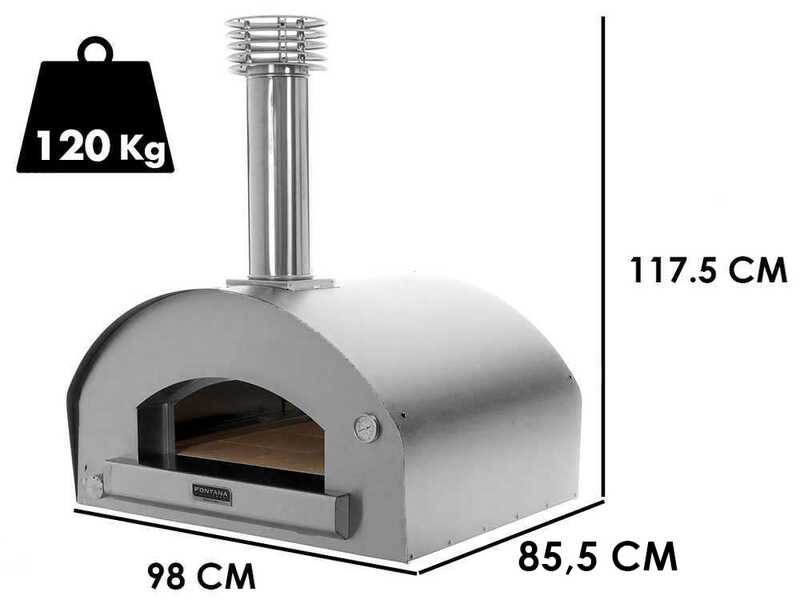 Fontana Mangiafuoco Inox - Forno a gas