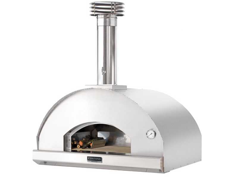 Fontana Mangiafuoco INOX - Forno a legna
