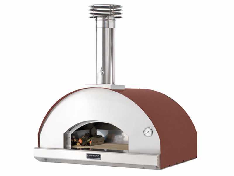 Fontana Mangiafuoco Rosso - Forno a legna