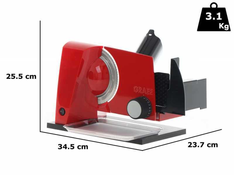 Graef SKS 110  Rossa - Affettatrice con lama da 170 mm