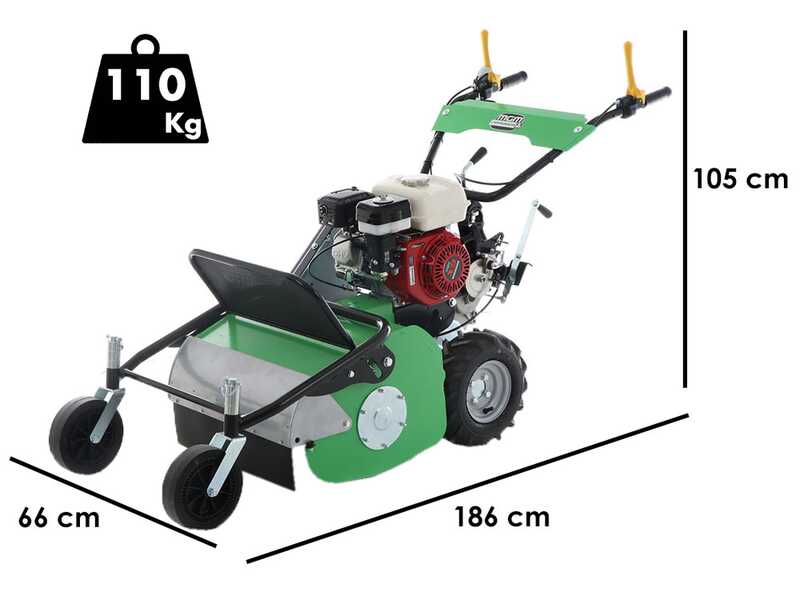 Lampacrescia MGM TTR560 - Trinciaerba a martelli - Honda GX160