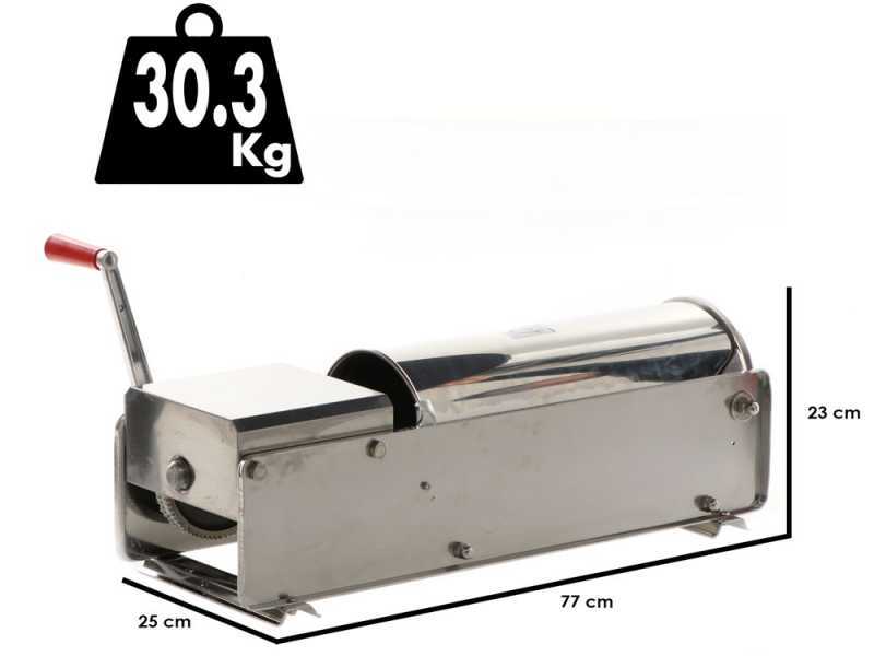 Insaccatrice manuale professionale Tre Spade Mod. 15 Deluxe - Doppia velocit&agrave; - Capacit&agrave; 15 Kg