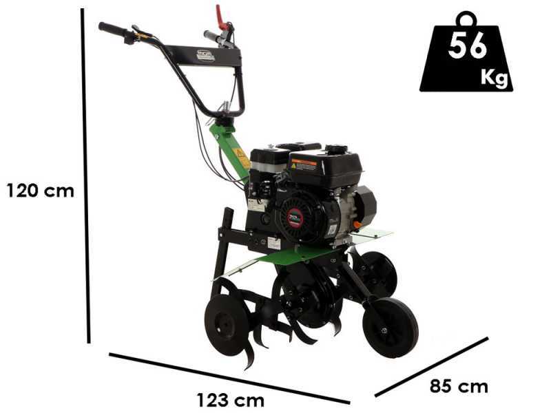 Lampacrescia MGM DL525 - Motozappa a benzina 7 HP - Motore Loncin