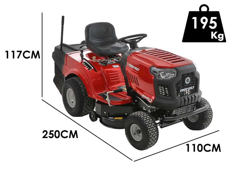Troy Bilt Bronco 92T-R - Trattorino rasaerba - cambio idrostatico - cesto di raccolta