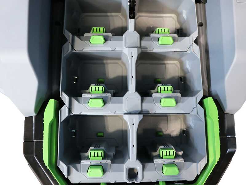 EGO Z6 ZERO TURN ZT5201E-L - Trattorino tagliaerba a batteria - 56V - 40Ah - Raggio zero