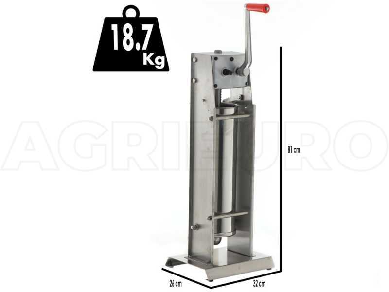 Tre Spade Mod. 10/V Deluxe - Insaccatrice verticale manuale 10 Kg - 2 Velocit&agrave;