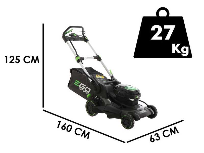 PROMO EGO LM2021E-SP - Rasaerba a batteria - con batteria 56V - 5Ah