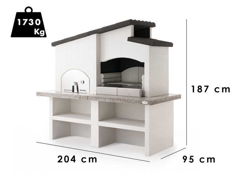 Palazzetti New Zealand 2 - Barbecue in muratura con forno