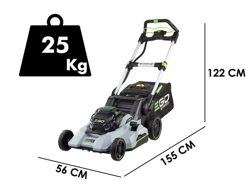 PROMO EGO LM2135E-SP - Rasaerba a batteria - con batteria da 56V - 7.5Ah