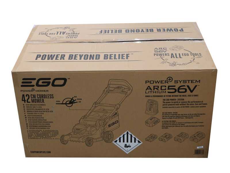 PROMO EGO LM1701E - Rasaerba a batteria - 56V 2.5Ah - &Oslash; di taglio di 42 cm